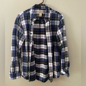 L.L.Bean classic soft flannel button down. Men’s size medium